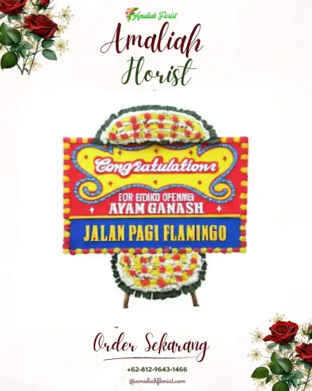Sewa Papan Bunga Kalirancang